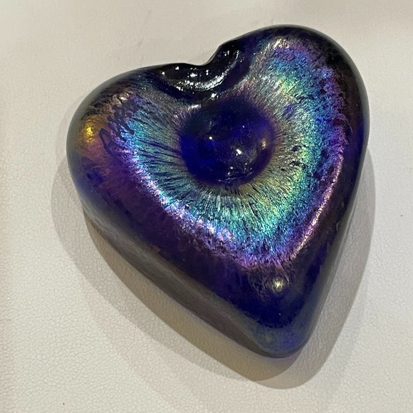 Glass Eye Other - Heart Shape Paperweight